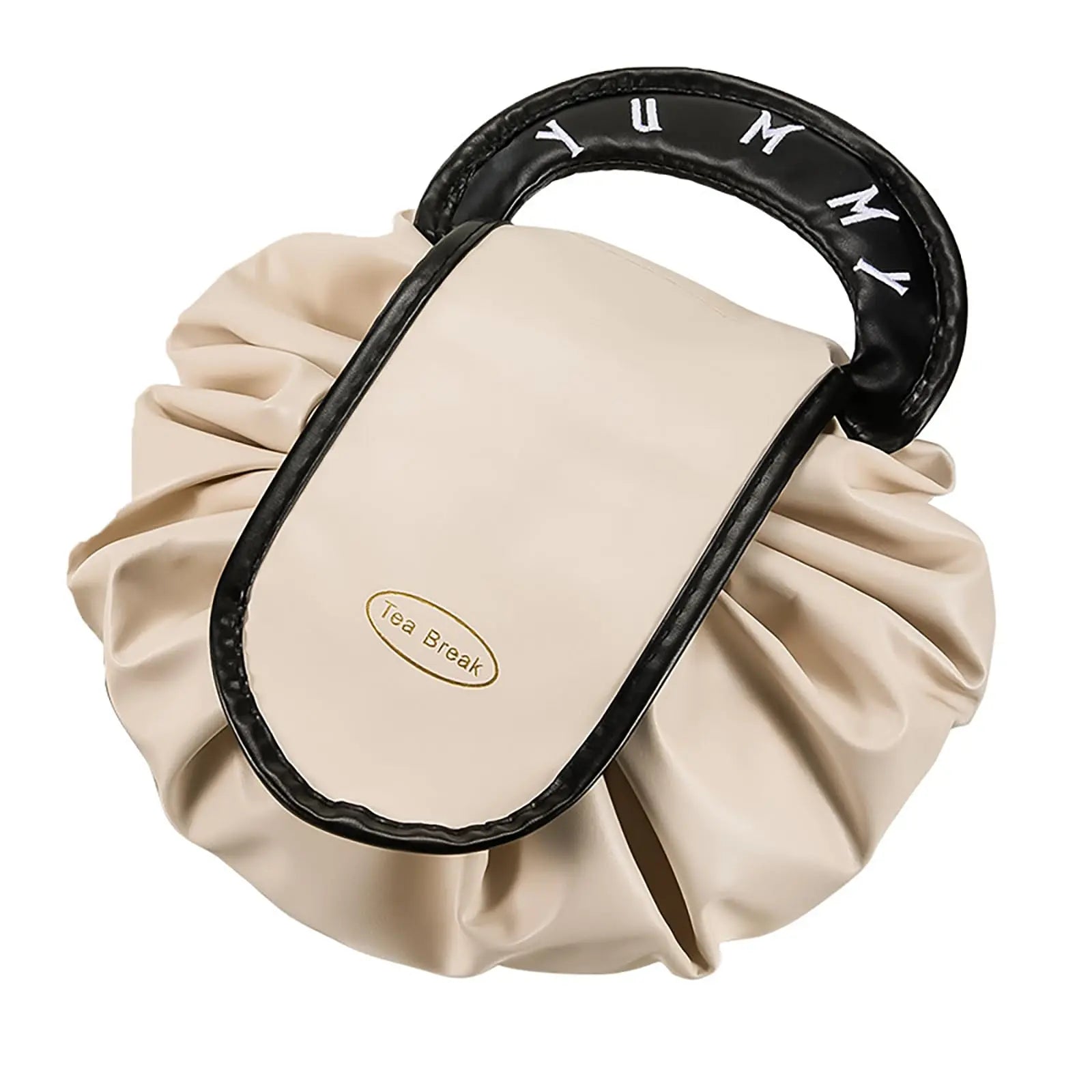 Women's Toiletry Bag - Make Up Bag - Lazy Bag - Cosmetic Organizer - Travel Toiletry Bag - Travel Organizer - Make Up Bag - Water-Repellent - Large Capacity - Beige - 1 Piece Wholesale Hub