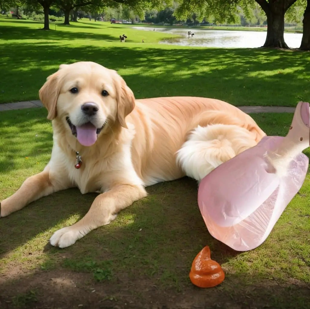 Dog Poop Bags - Poop Scoop - Small Dogs - Medium Dogs - Large Dogs - Dogs - Contactless - Hands-Free - Waste Disposal - Portable - Bring Your Own Bags - Pets - 2-in-1 with 2 Rolls of Bags and Dispenser - Pack of 2 Wholesale Hub
