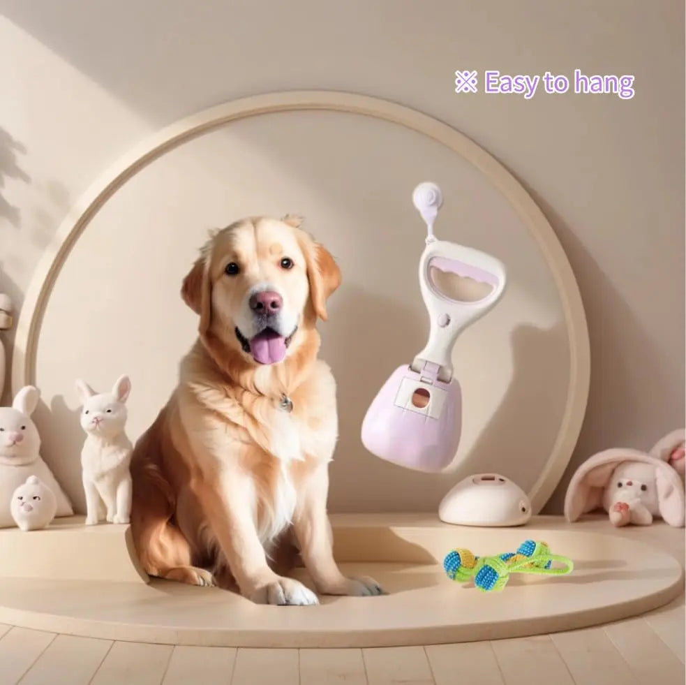 Dog Poop Bags - Poop Scoop - Small Dogs - Medium Dogs - Large Dogs - Dogs - Contactless - Hands-Free - Waste Disposal - Portable - Bring Your Own Bags - Pets - 2-in-1 with 2 Rolls of Bags and Dispenser - Pack of 2 Wholesale Hub