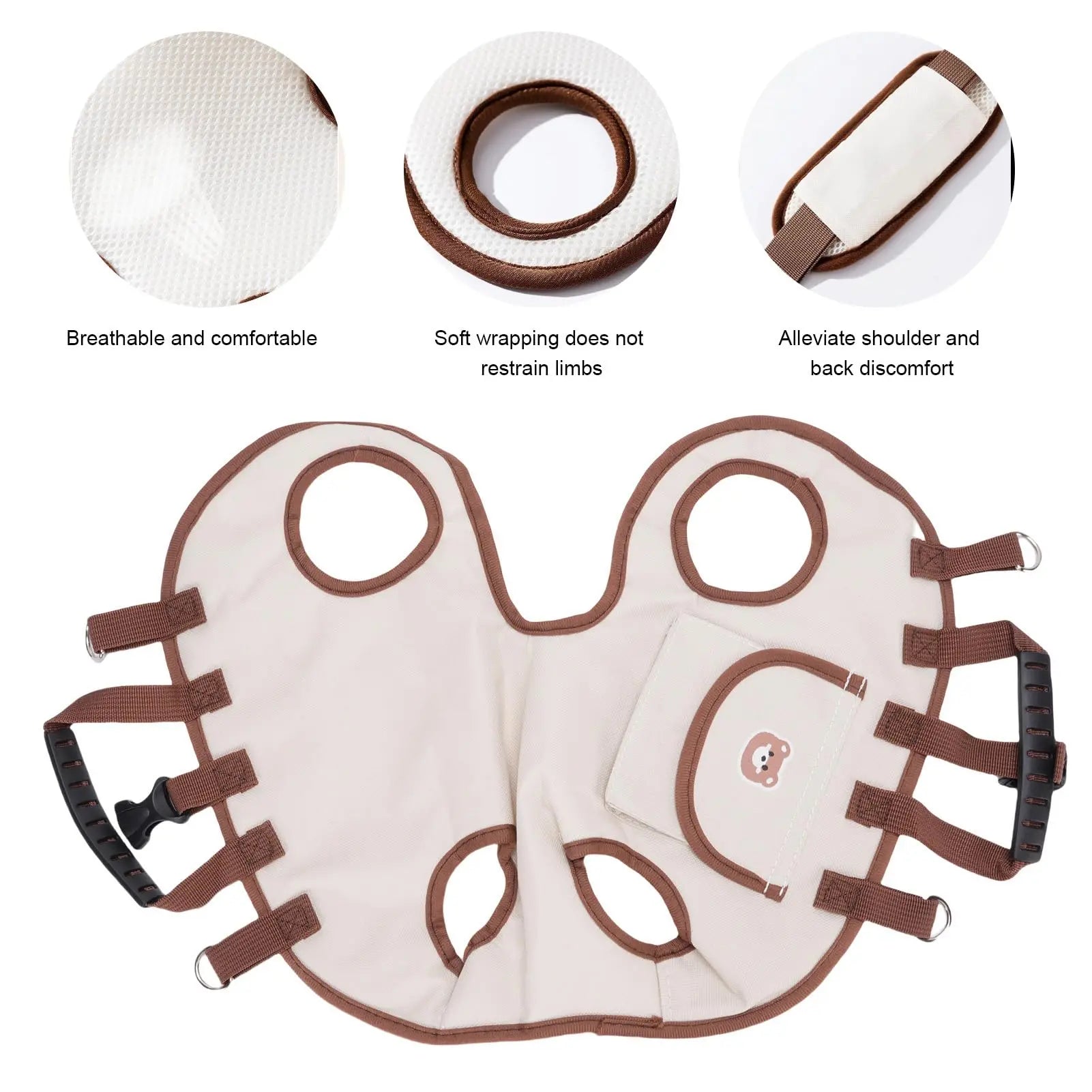 Dog Bag - Dog Carrier Bag - Dog Basket - Dog Cushion - Dog Coat - Dog Accessories - Cat Travel Basket - Dog Supplies - Puppy Bag - Dog Clothing - Cat Transport Box - Cat Basket - Travel Bag - White - 1 Piece Wholesale Hub