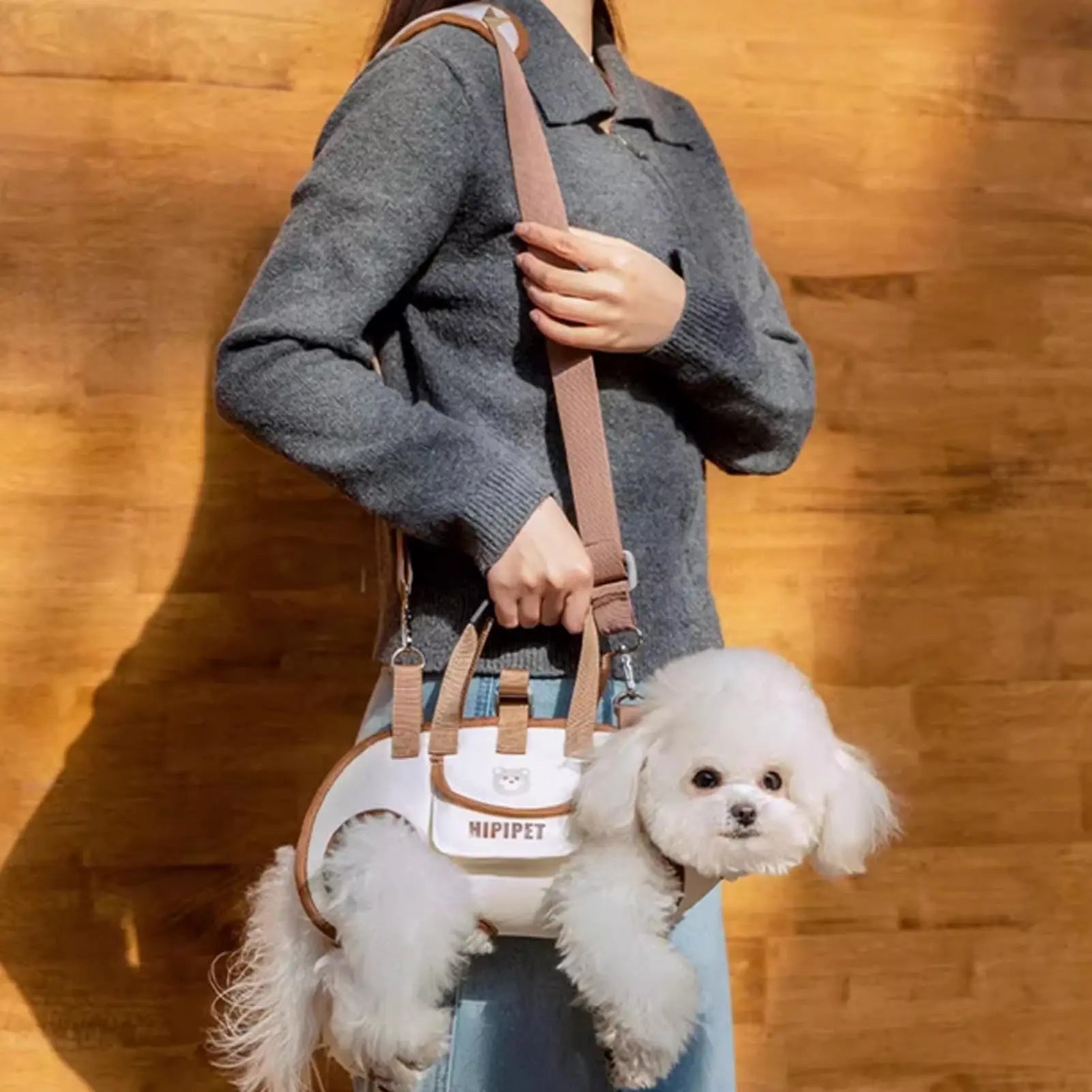 Dog Bag - Dog Carrier Bag - Dog Basket - Dog Cushion - Dog Coat - Dog Accessories - Cat Travel Basket - Dog Supplies - Puppy Bag - Dog Clothing - Cat Transport Box - Cat Basket - Travel Bag - White - 1 Piece Wholesale Hub