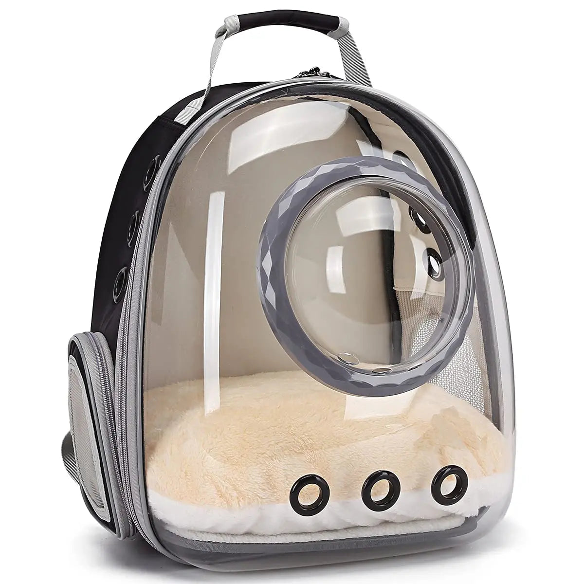 Cat Backpack - Cat Travel Basket - Cat Carrier - Small Dog Backpack - Transparent Pet Backpack - Cat Transport Box - Dog Travel Bag - Breathable Cat Basket - Backpack with Window - Pet Supplies - Hiking Backpack - Black - 1 Piece Wholesale Hub