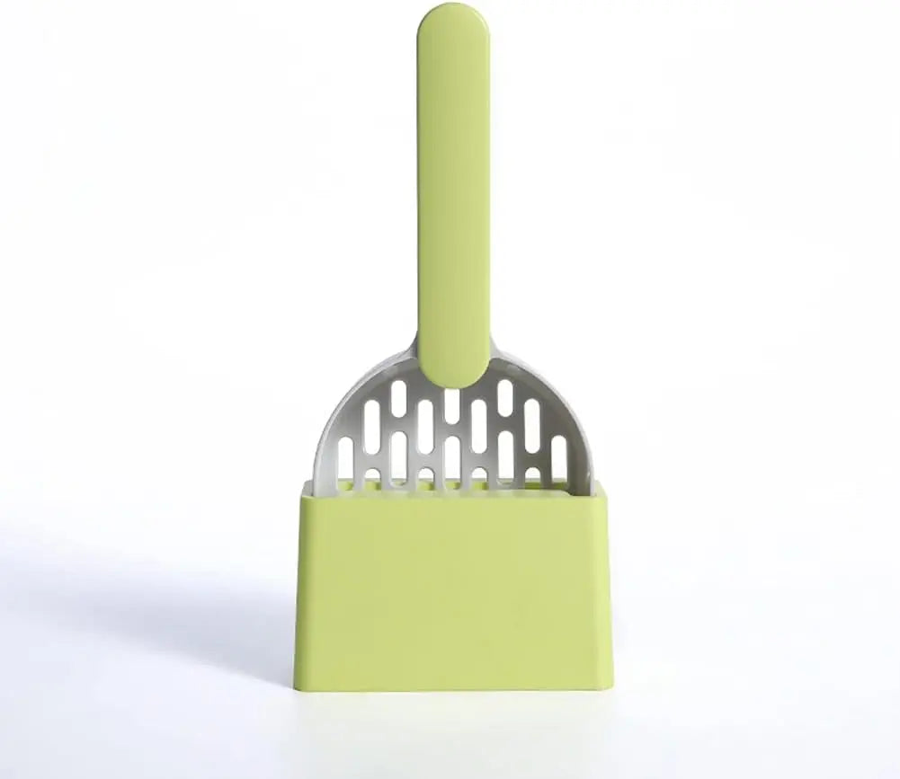 Cat Litter Scoop - Cat Litter Scoop - Cat Litter Scoop - Cat Litter Scoop - Cat Litter Accessories - Cat Litter Scoop with Holder - Cat Toilet Cleaning - Cat Litter Sieve - Cat Litter Scoop - Pet Supplies Cats - Sturdy Plastic Scoop - Green - 1 Piece Wholesale Hub