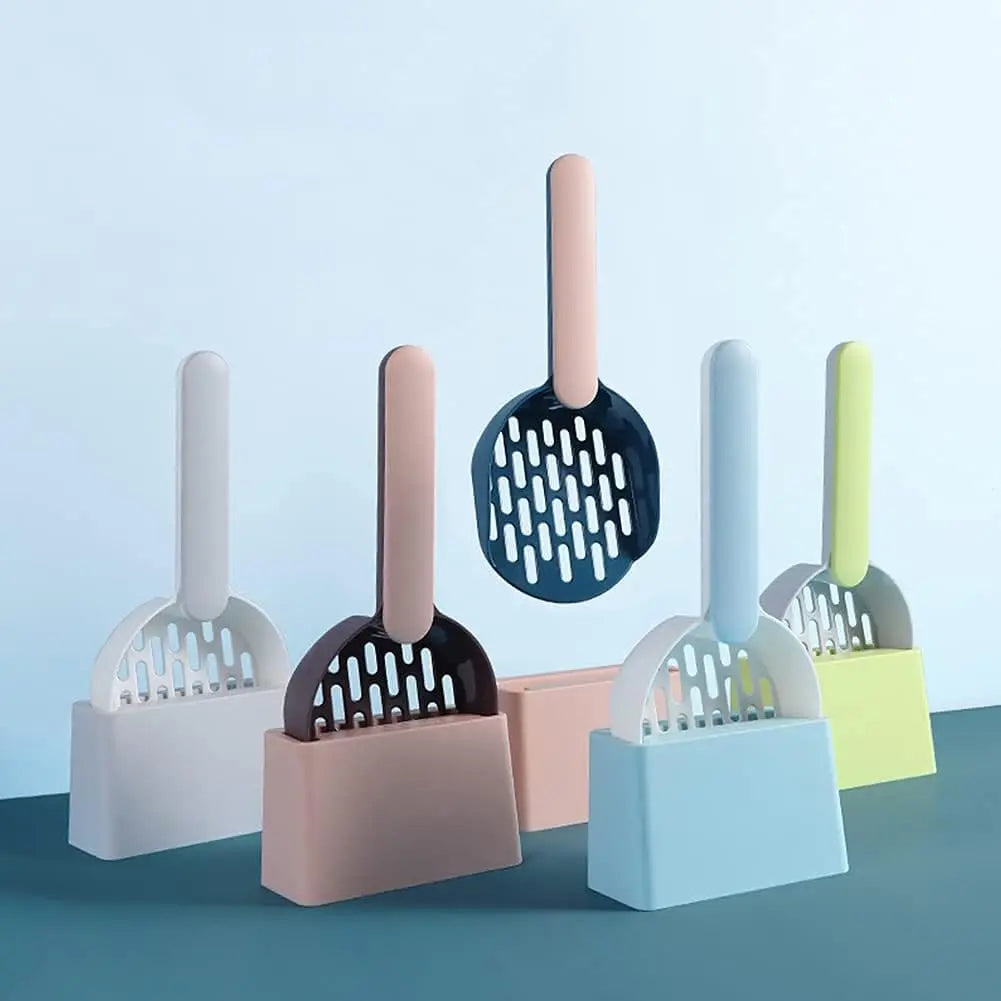 Cat Litter Scoop - Cat Litter Scoop - Cat Litter Scoop - Cat Litter Scoop - Cat Litter Accessories - Cat Litter Scoop with Holder - Cat Toilet Cleaning - Cat Litter Sieve - Cat Litter Scoop - Pet Supplies Cats - Sturdy Plastic Scoop - Green - 1 Piece Wholesale Hub