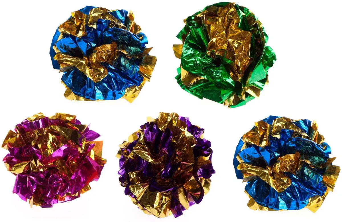 5x Crinkle Balls | Cat Toys | Cat Toys Wholesale Hub