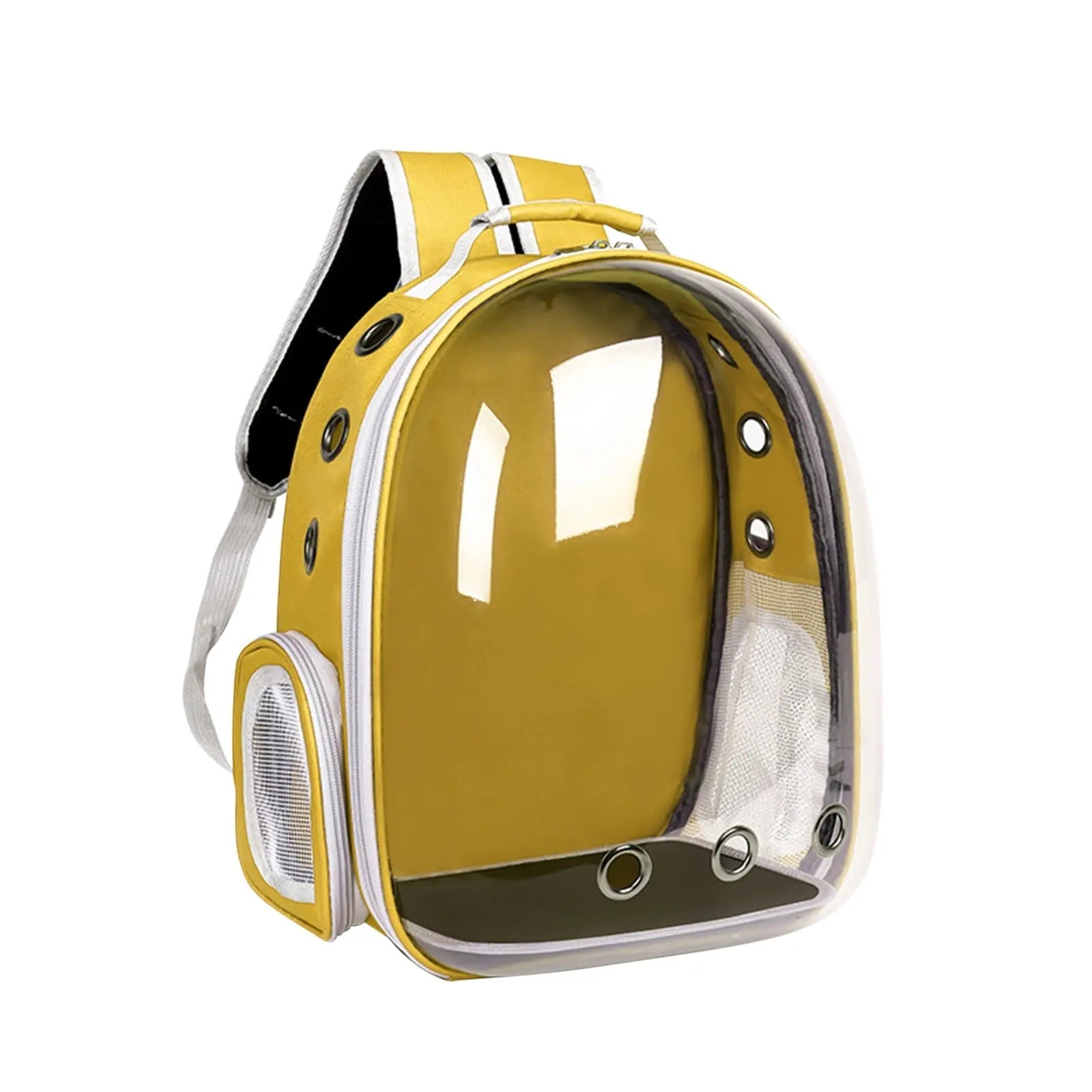 Pet Backpack Carrier, Transparent Space Capsule Pet Backpack Bag with Straps, Breathable Pet Carrier for Traveling Walking Hiking Outdoor Activities A Wholesale Hub