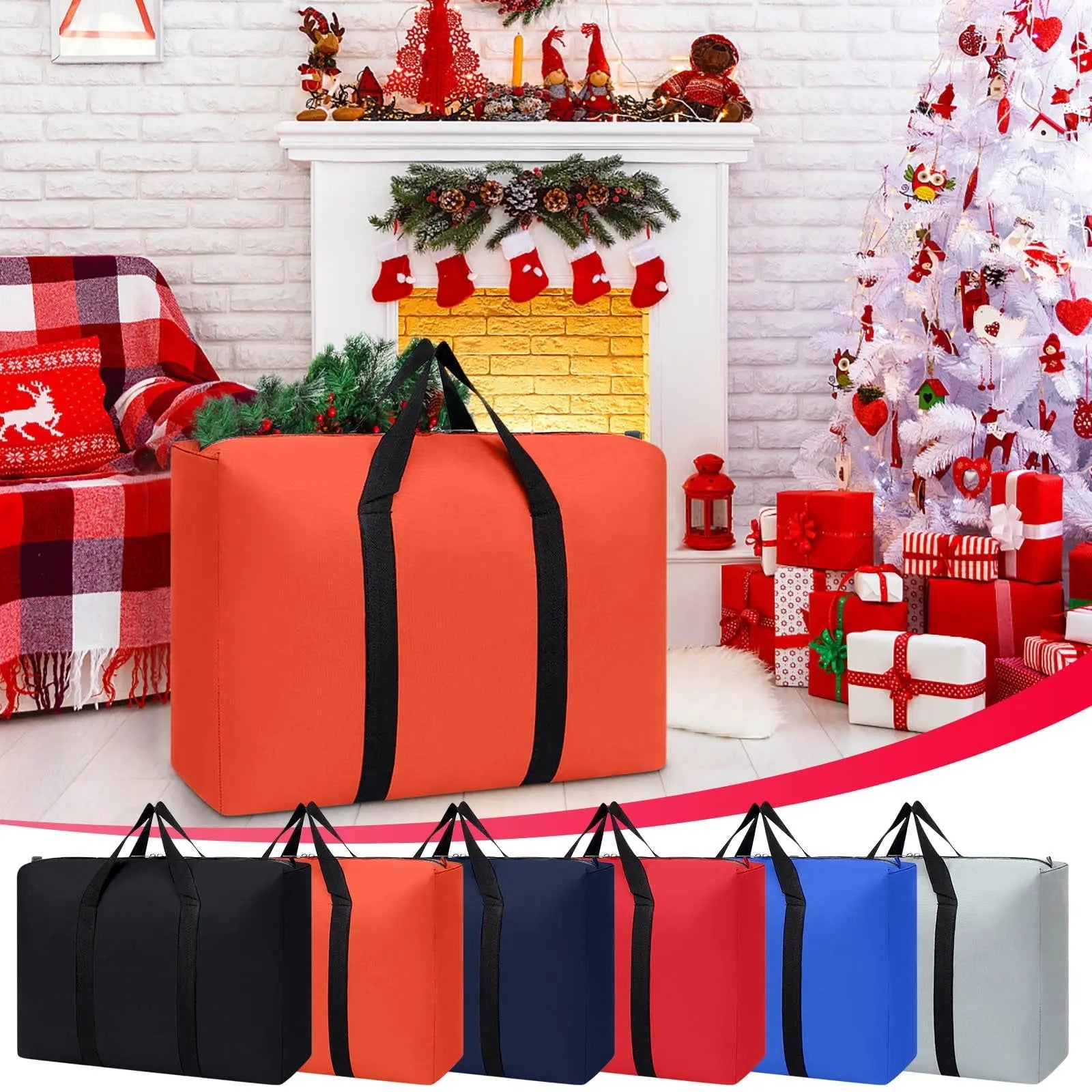 Up to 50% off ! Lksixu Christmas Tree Storage Bag, Fits up to 5'-6' Slim Small Artificial Trees. Tall Disassembled Holiday Tree, Heavy Duty Storage Container. Black Wholesale Hub