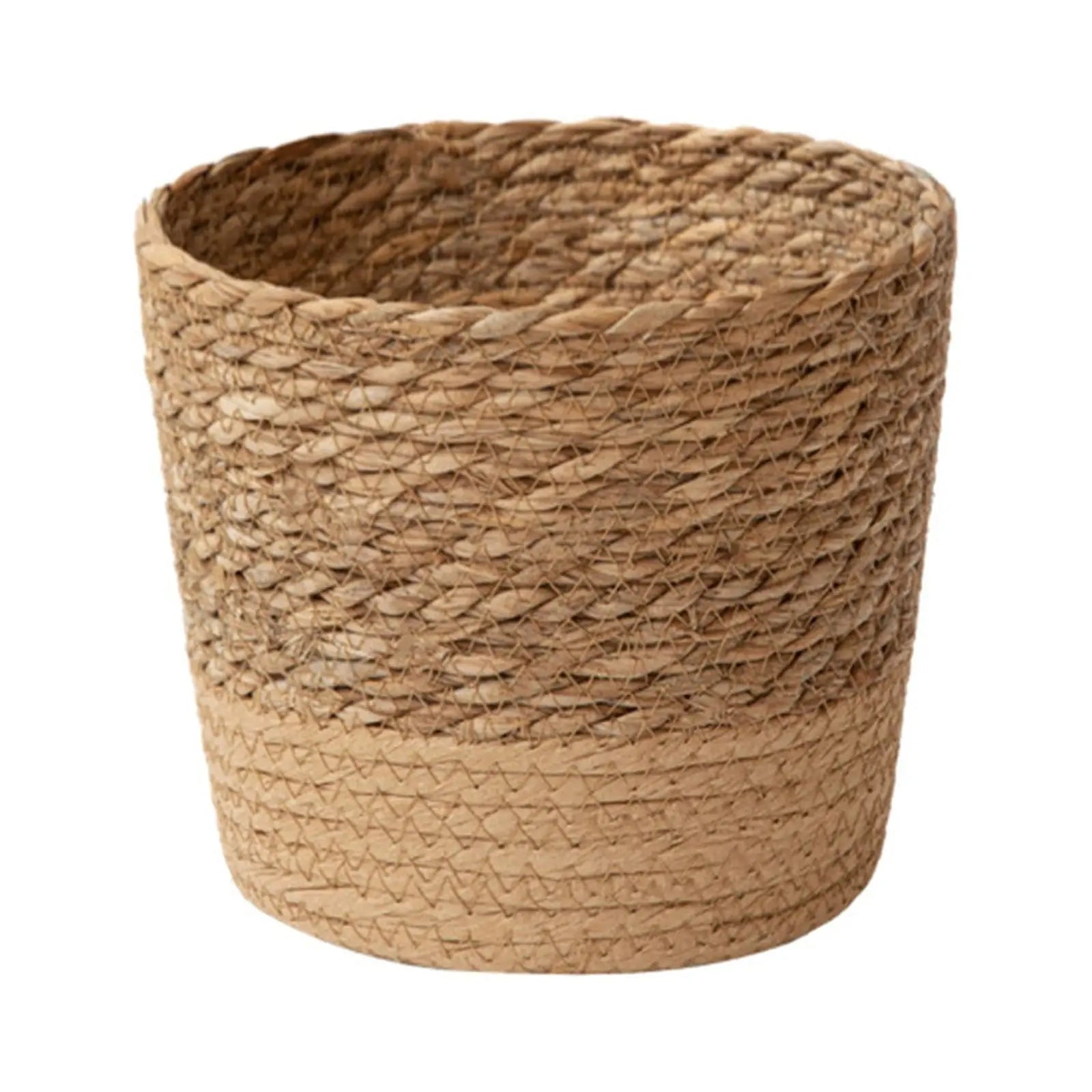 Darzheoy Woven Seagrass Plant Basket, Flower Pots Home Boho Decor, Storage Picnic Grocery Straw Bag for Plant Artificial Tree - 5.5"×8.7"×6.3 E Wholesale Hub