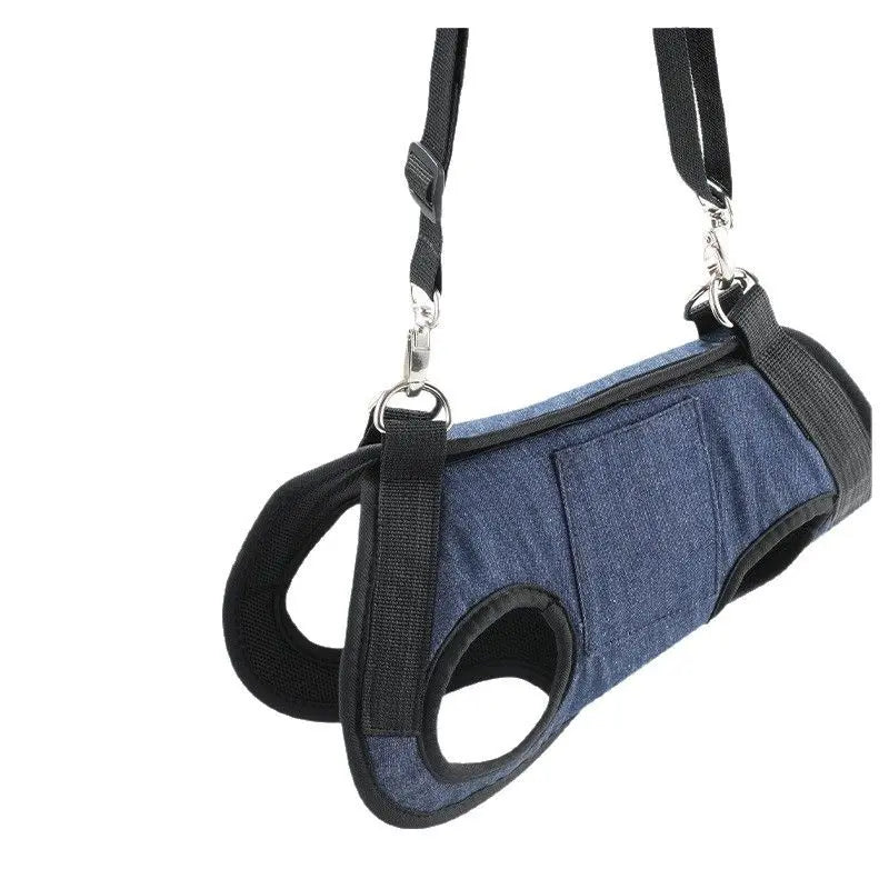 Dog Lift Harness Portable Dog Sling for Small Dogs Hind Leg Support Pet Rehabilitation Lifts Vest Adjustable Harness for Back Legs for Old, Disabled Dogs Walk,S Wholesale Hub