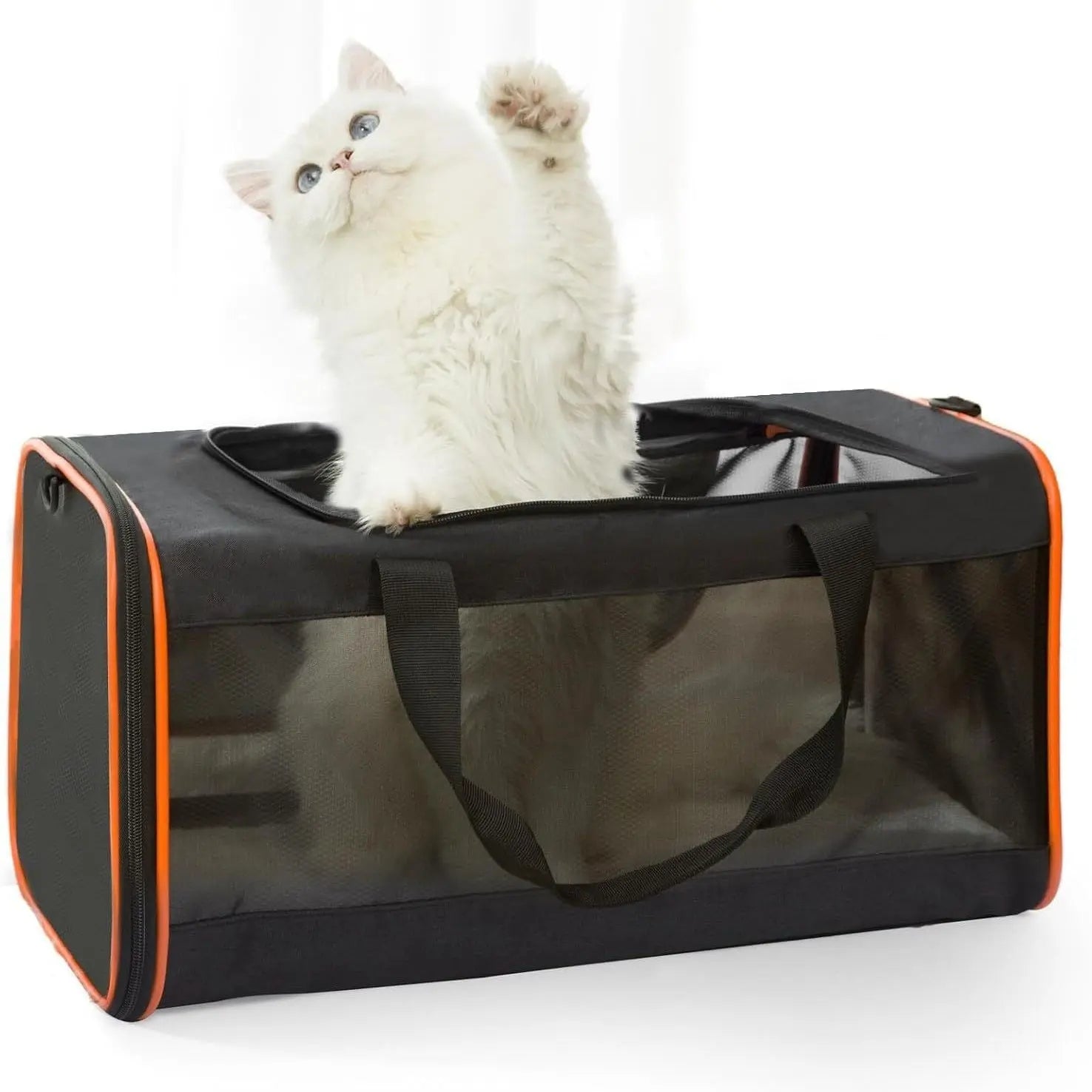 Cat Carriers for Large Cats 20 lbs+ Soft Pet Carrier for Small Dog/Durable 2 Kitty Travel Bag/Medium Big Cats Puppy 15 Pounds/Softside Cat Carrier Large(oniy bag) Wholesale Hub
