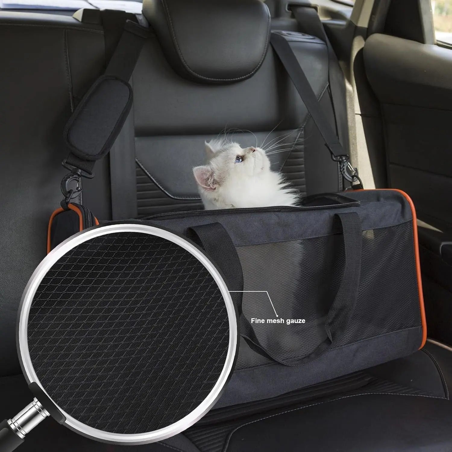 Cat Carriers for Large Cats 20 lbs+ Soft Pet Carrier for Small Dog/Durable 2 Kitty Travel Bag/Medium Big Cats Puppy 15 Pounds/Softside Cat Carrier Large(oniy bag) Wholesale Hub