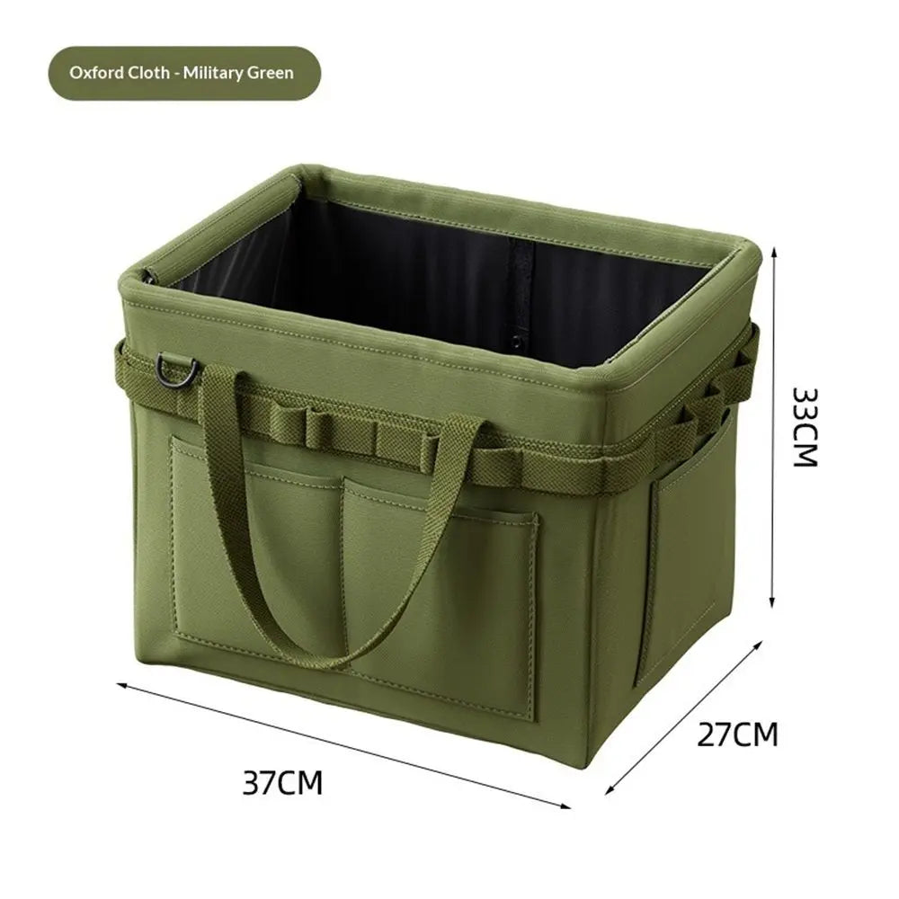 Car trunk storage, multifunctional storage toolbox, heavy-duty tool storage bag, multi pocket foldable storage, portable and portable Wholesale Hub
