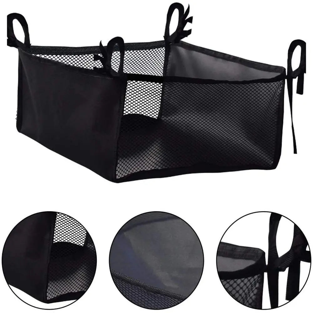 2 pack Wheelchair Bag, Rollator Seat Bag, Wheelchair Storage Bag, Side Storage Organizer, Lightweight and Heavy Duty Travel Tote, Under Seat Large Capacity Reusable Backpack Bag Wholesale Hub