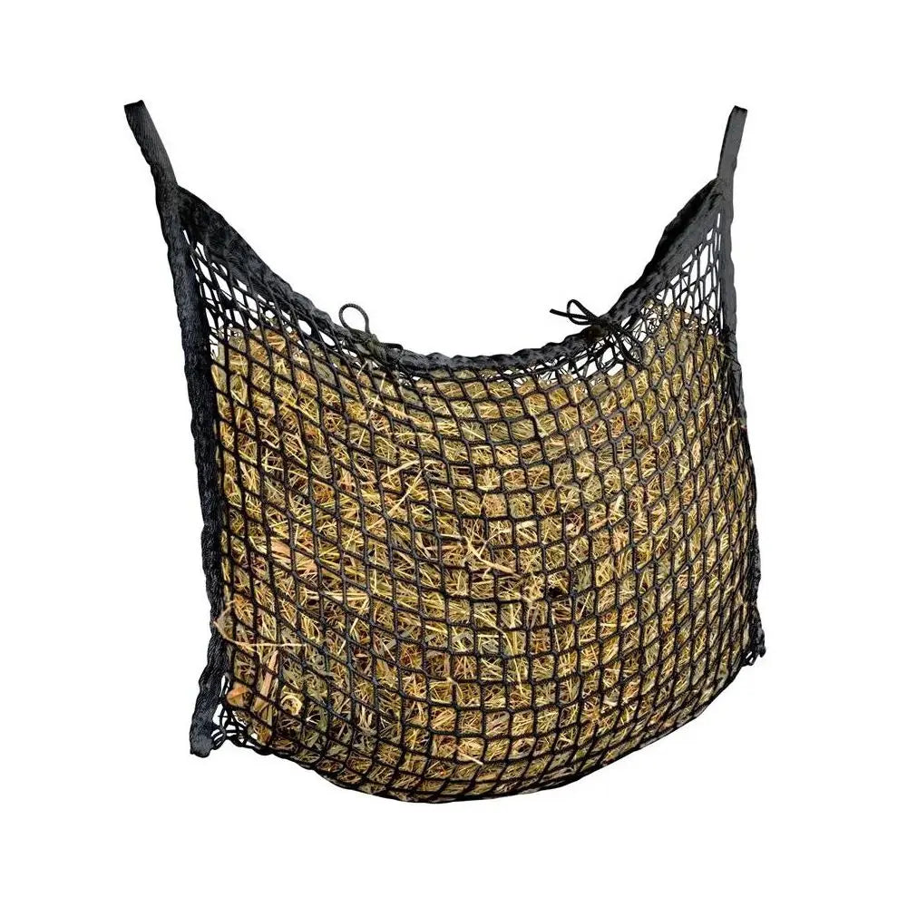 2 PCS Slow Feed Hay Net，31.5" x 35.4"Large Capacity Horse Feed Bag,Horses Hay Bags Easy to Hang for Horse Feeder Full Day Feeding Horses Goat Stall Trailer-Black Wholesale Hub