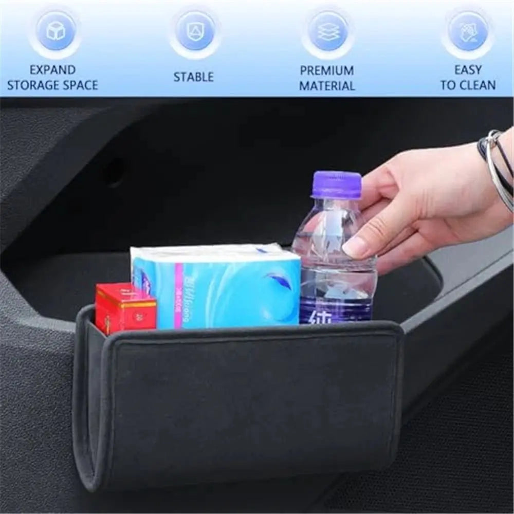 2Pcs Multifunctional Storage Box,Car Trash Can, Auto Door Side Organizer,Large Capacity Storage Bag,Back Seat Storage Pocket, Car Accessories Organizer Box(Style A) Wholesale Hub