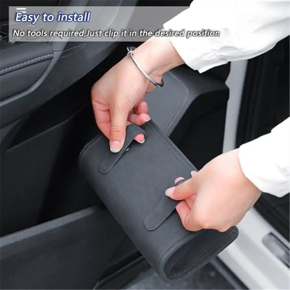 2Pcs Multifunctional Storage Box,Car Trash Can, Auto Door Side Organizer,Large Capacity Storage Bag,Back Seat Storage Pocket, Car Accessories Organizer Box(Style A) Wholesale Hub