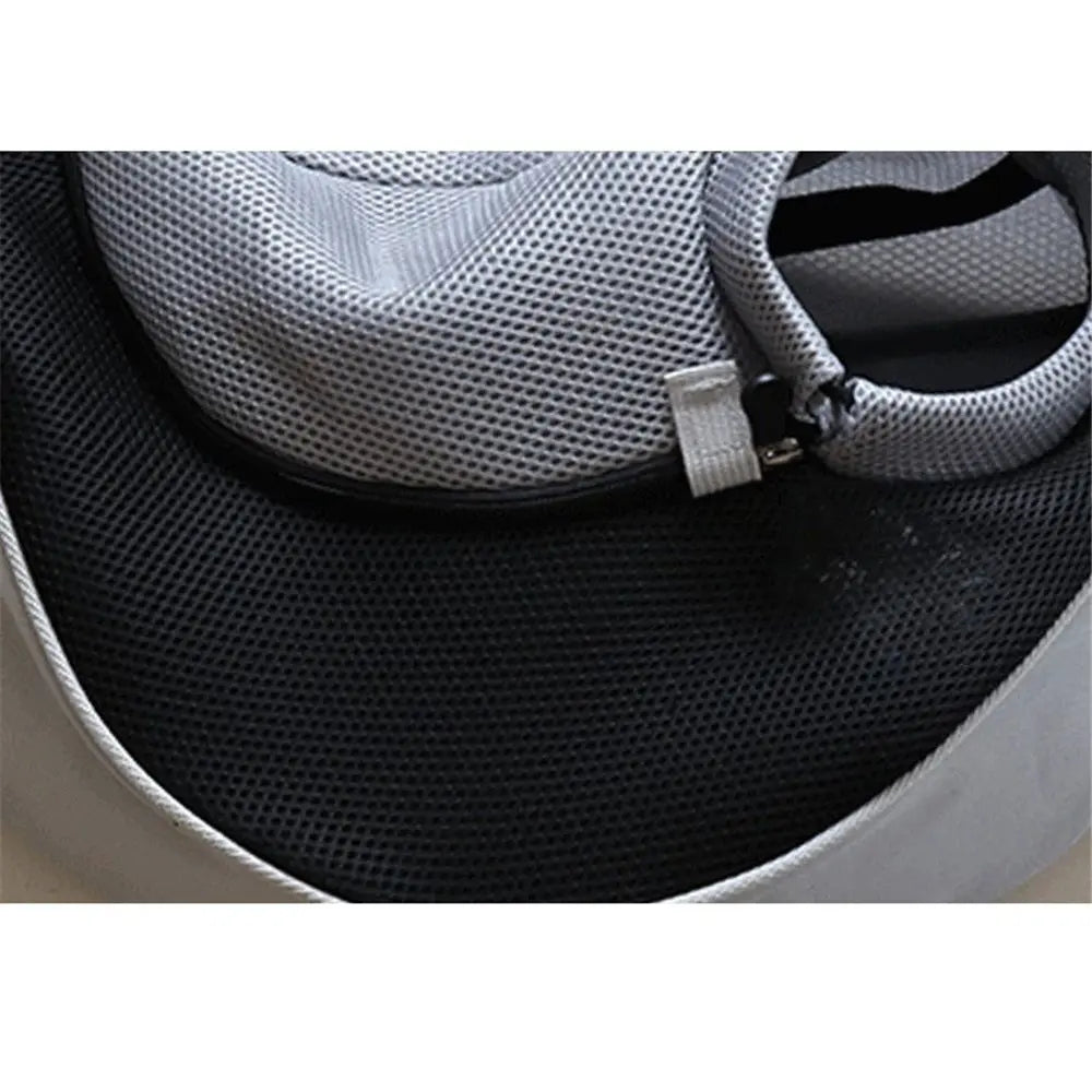 Hand Free Drawstring Dog  with Adjustable Strap, Breathable Mesh Travel Safe Puppy Sling Bag Carrier, Crossbody Satchel Dog Purse with Pocket for Outdoor Dogs Cats（Black with white S） Wholesale Hub