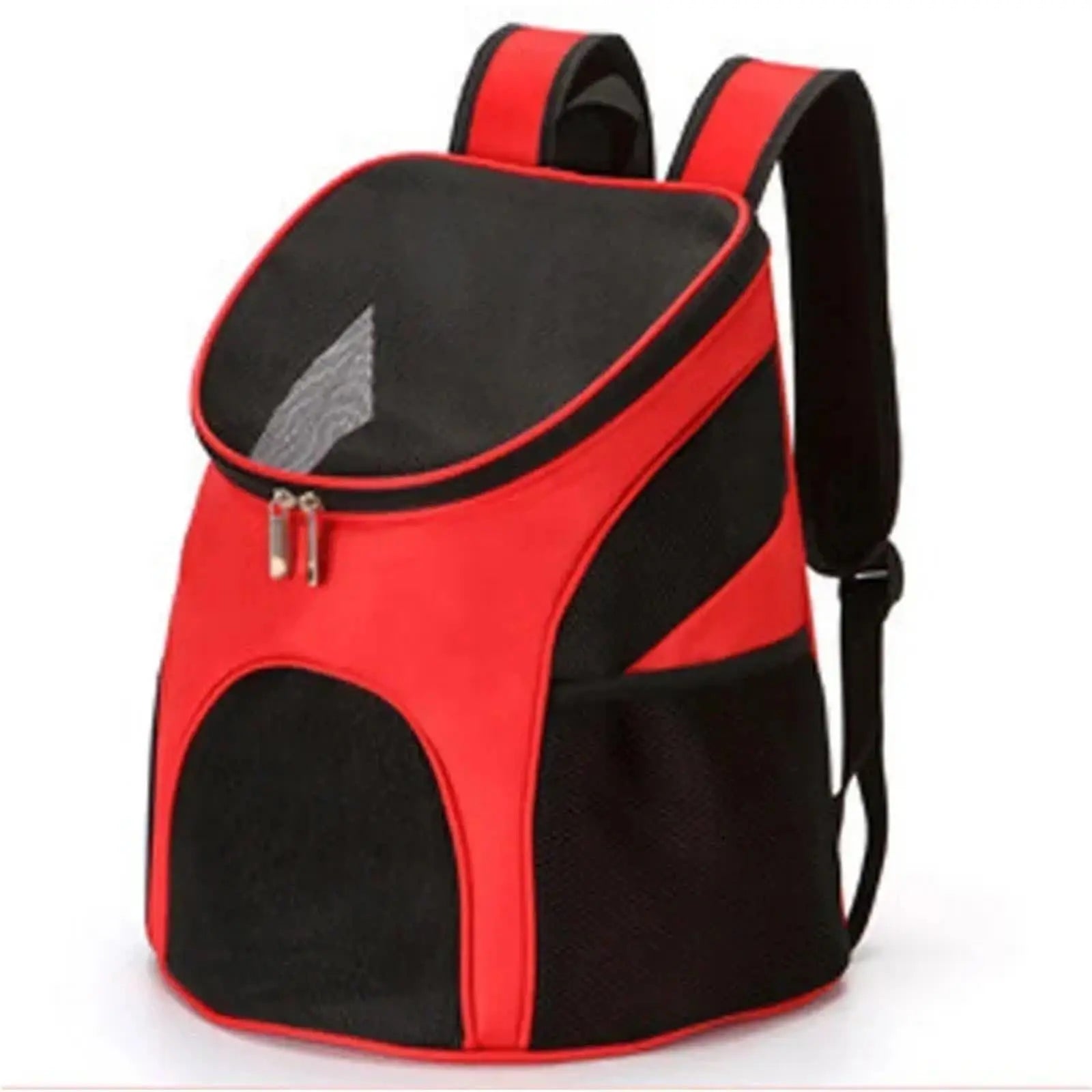 Small Dogs and Cat Backpack Carrier,Pet Backpack Carrier, Ventilated, Safety Strap, Buckle Support Designed for Hiking Travel Camping Outdoor,  Red Wholesale Hub