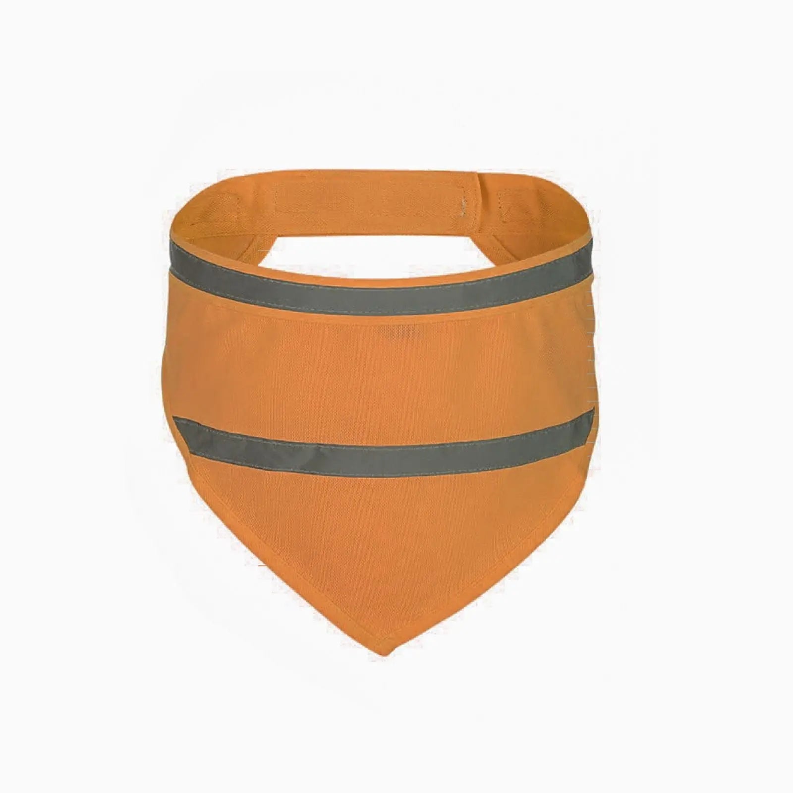 2pcs Pet reflective triangular scarf, pet snack storage mesh bag, scarf reflective cat and dog drool towel（orange M） Wholesale Hub