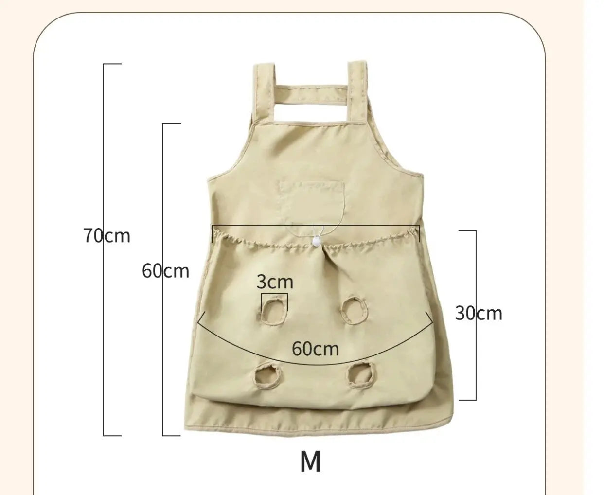 Adjustable Cat Apron Carrier with Holes Pet Carrier Sleeping Bag Pet Carrier Sling Cat Carrier Bag Cat Carrier Pouch for Small Sized Animals（M） Wholesale Hub