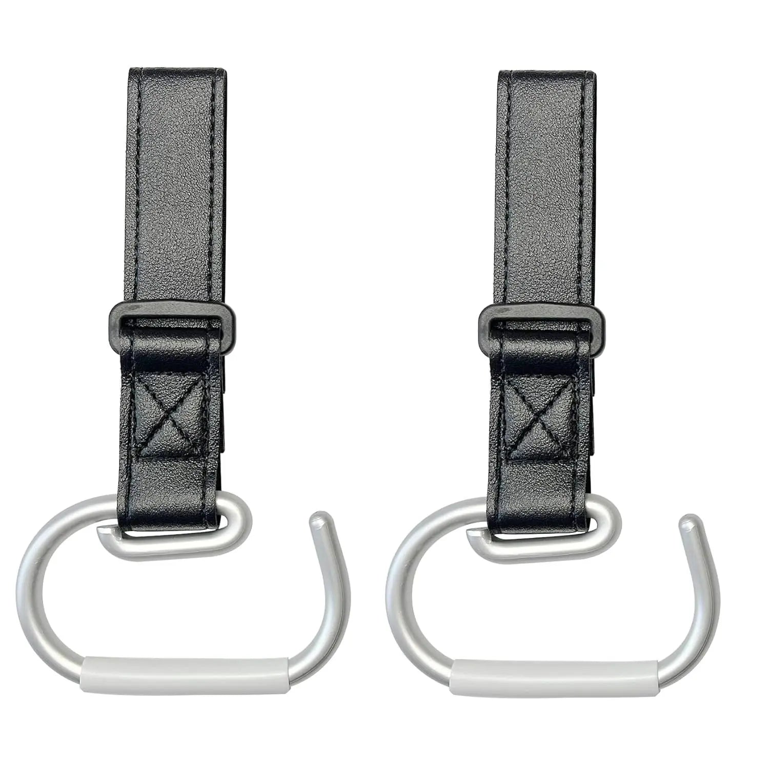 2 Pcs Stroller Hooks, Mommy Stroller Clip and Stroller Accessories Organizer Hook, Brushed Aluminum Hook for Strollers/Walkers/Mobility Scooter/Wheelchair/Rollator(Black) Wholesale Hub
