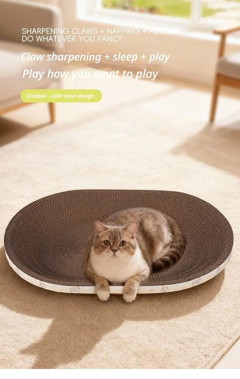 CatScratcher,OvalShape,MediumSize47x32-ThinStyle Wholesale Hub