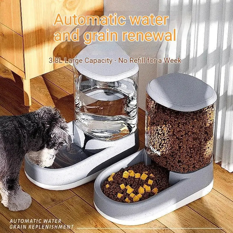 Pet automatic feeder-Brown Water Dispenser Wholesale Hub