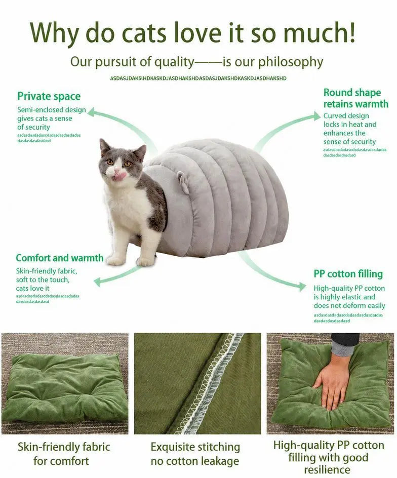 Cat Nest Grey 50×40×38cm Wholesale Hub