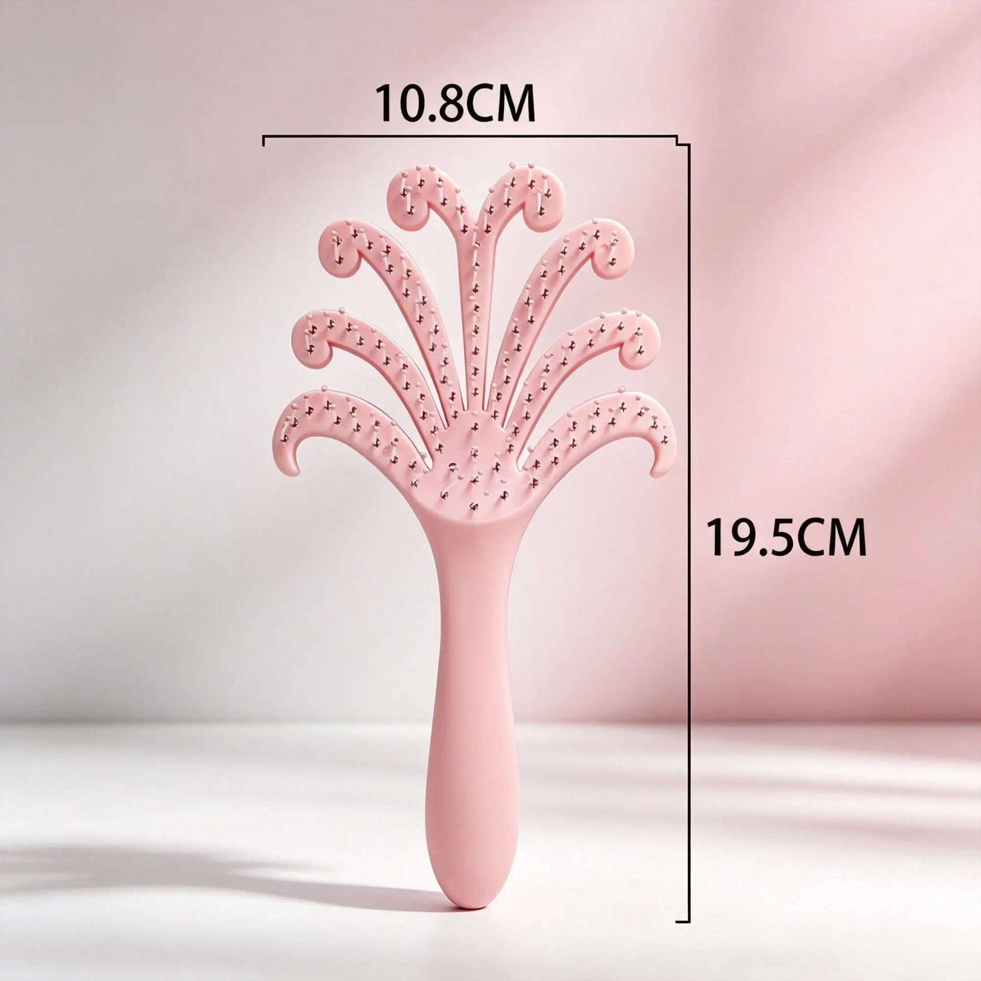 Light Purple Octopus Scalp Massage Brush Gentle Volumising Wet & Dry 1Pcs Wholesale Hub