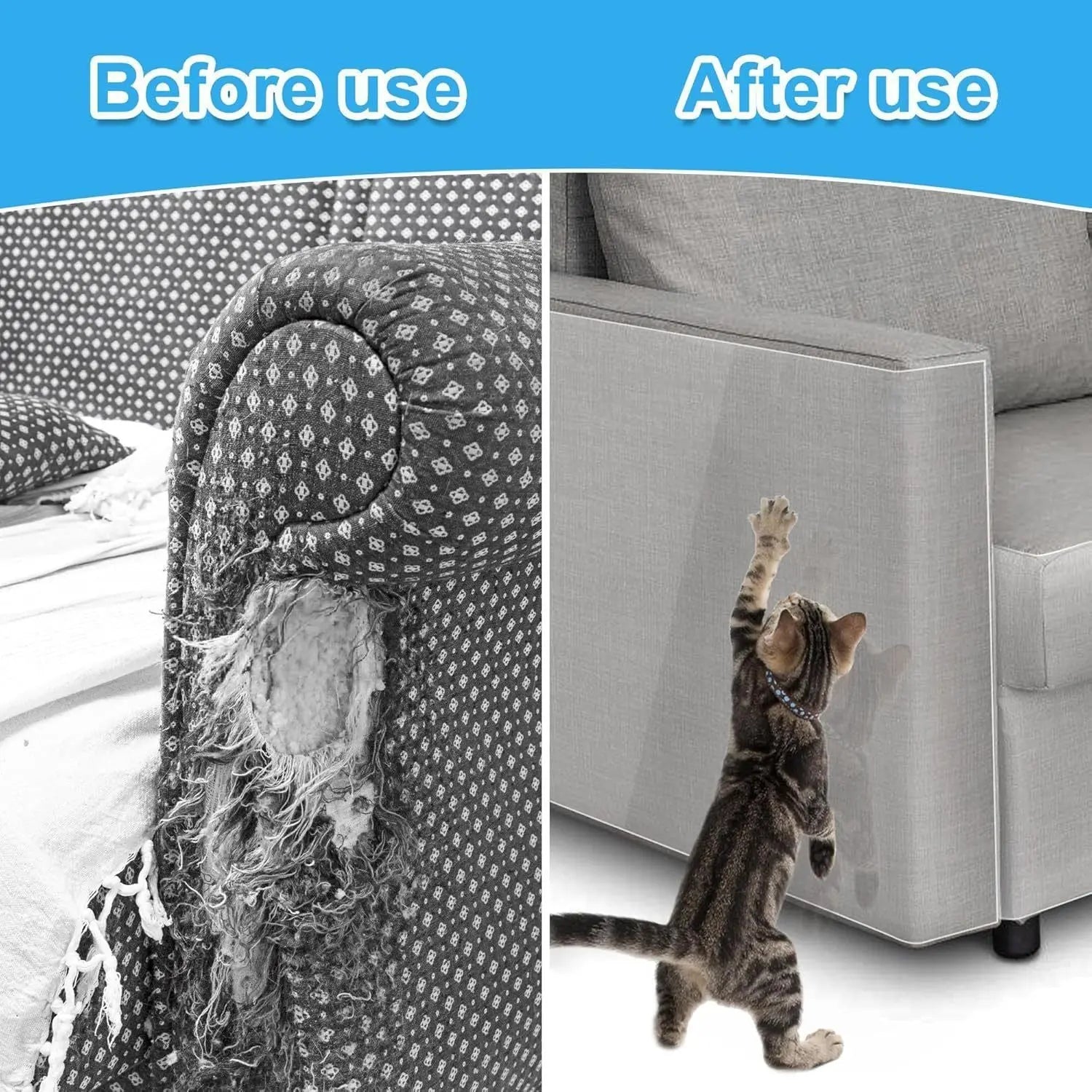 PVC Anti-Scratch Protective Film Self-Adhesive Cut-to-Size Pet Furniture Guard Wholesale Hub