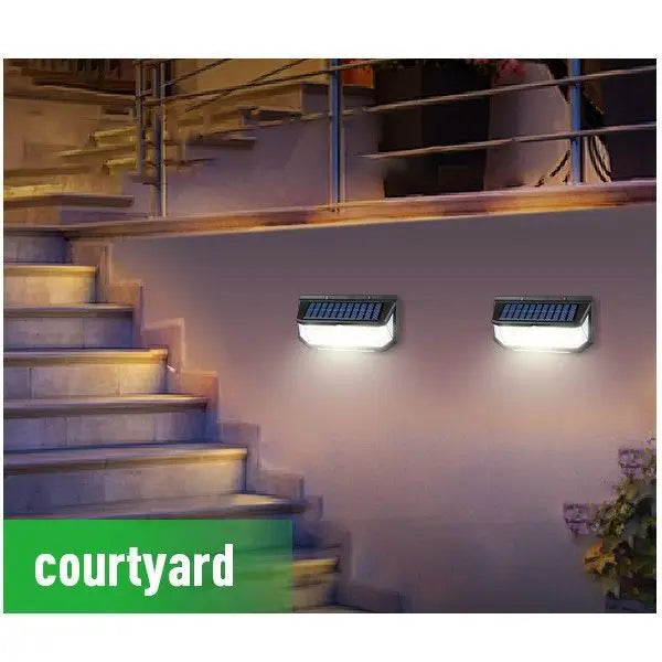 218LED Solar Sensor Wall Light, Smart Light Control, 270° Wide-Angle Illumination, Three Sensing Modes, Energy Saving and Eco-Friendly, No Wiring Installation, Top Choice for Outdoor Security Wholesale Hub