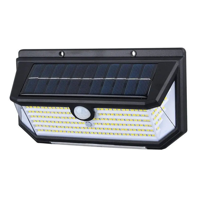 218LED Solar Sensor Wall Light, Smart Light Control, 270° Wide-Angle Illumination, Three Sensing Modes, Energy Saving and Eco-Friendly, No Wiring Installation, Top Choice for Outdoor Security Wholesale Hub