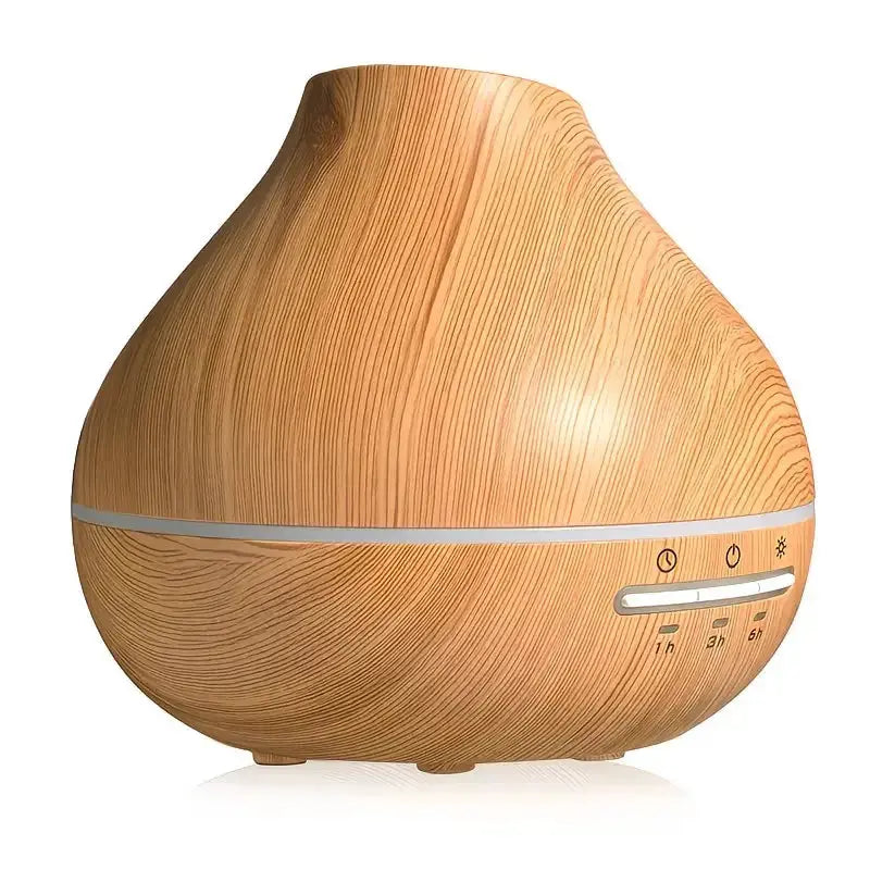 Wood Grain Aroma Humidifier, Energy-Saving Fragrance Spray, Seven-Color Ambient Light, Smart Timer, Quiet Humidification, Perfect Home SPA Companion Wholesale Hub
