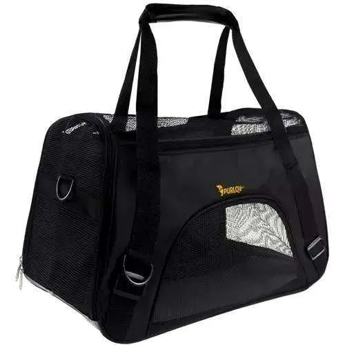 Pet Carrier Transport Bag, Black - Safe and Comfortable for Pets Wholesale Hub