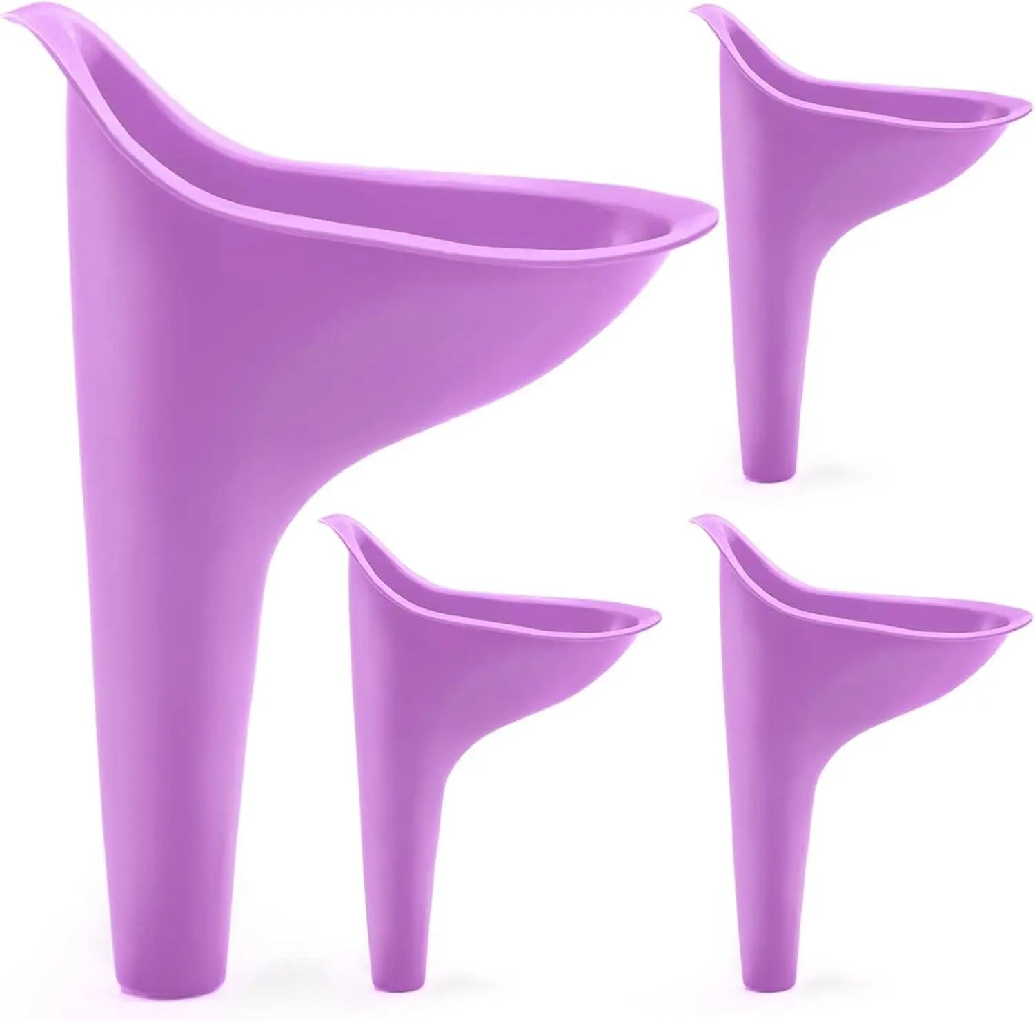 Female Urinal, 4PCS Portable Urination Device Pee Funnel for Travel Camping Hiking, Outdoor Activities, Camping, As a Gift for Women's Equality Day That Benefits Female Health Wholesale Hub
