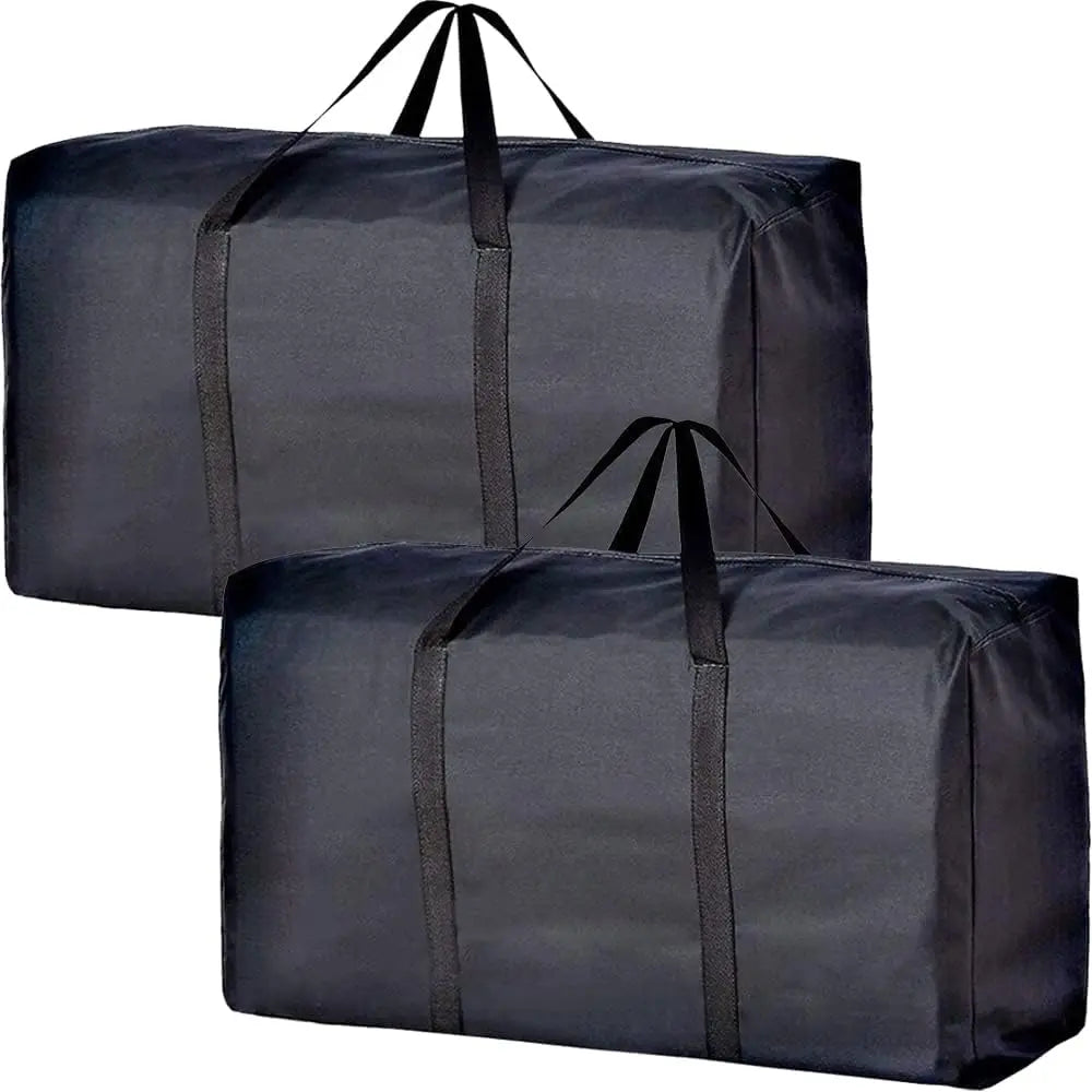 Extra Large Moving Bags with Strg Zippers & Carrying Handles, Storage Bags Storage Totes for Clothes, Moving Supplies, Space Saving Oversized Storage Bag Organizer for Moving, Traveling (2 Pack) Wholesale Hub