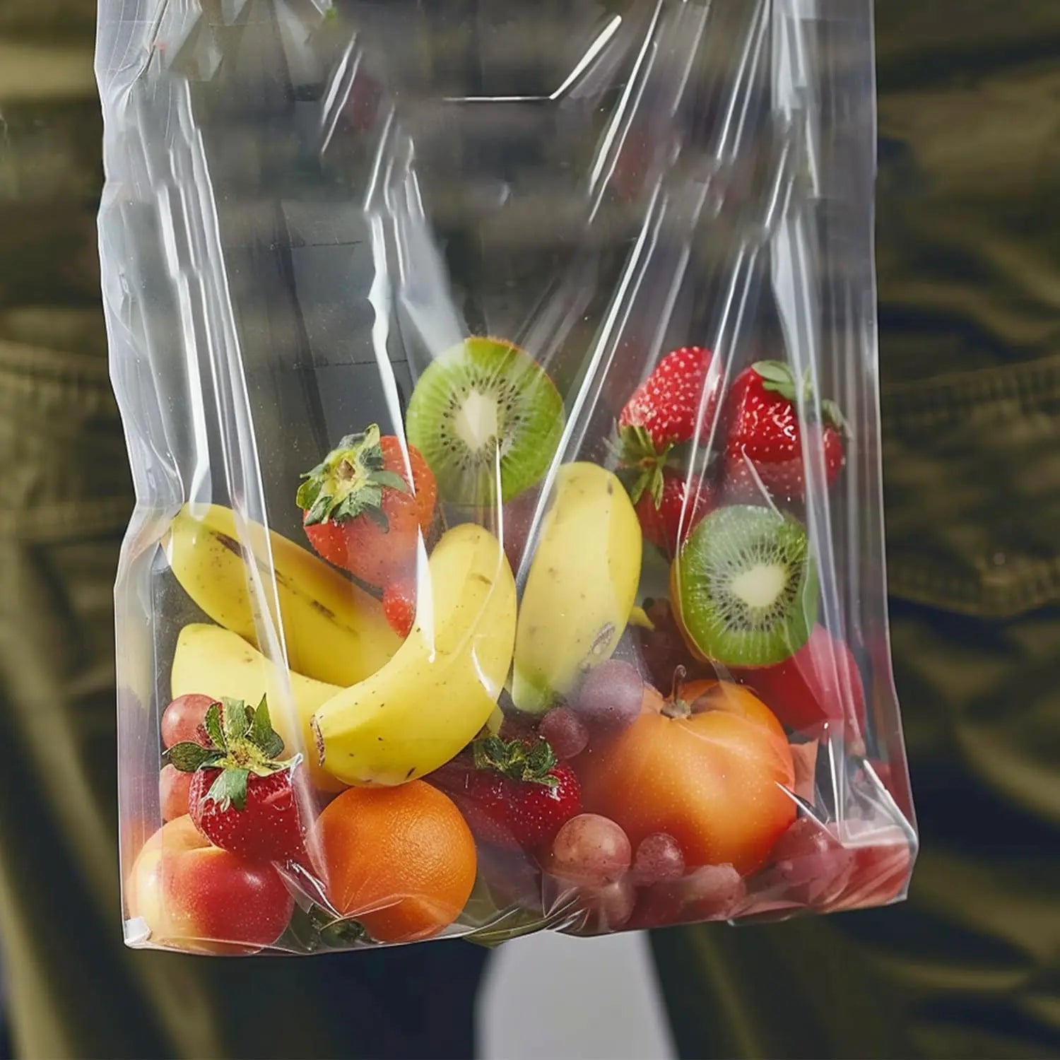 Extra Large Storage Bags - Zipper Seal, 3.1-mil Thick, Heavy Duty, 5 Gallon 18" x 24", Jumbo Plastic Bags for Clothes, Travel, Moving, Large Reusable Freezer Bags, BPA-Free (10 Count) Wholesale Hub