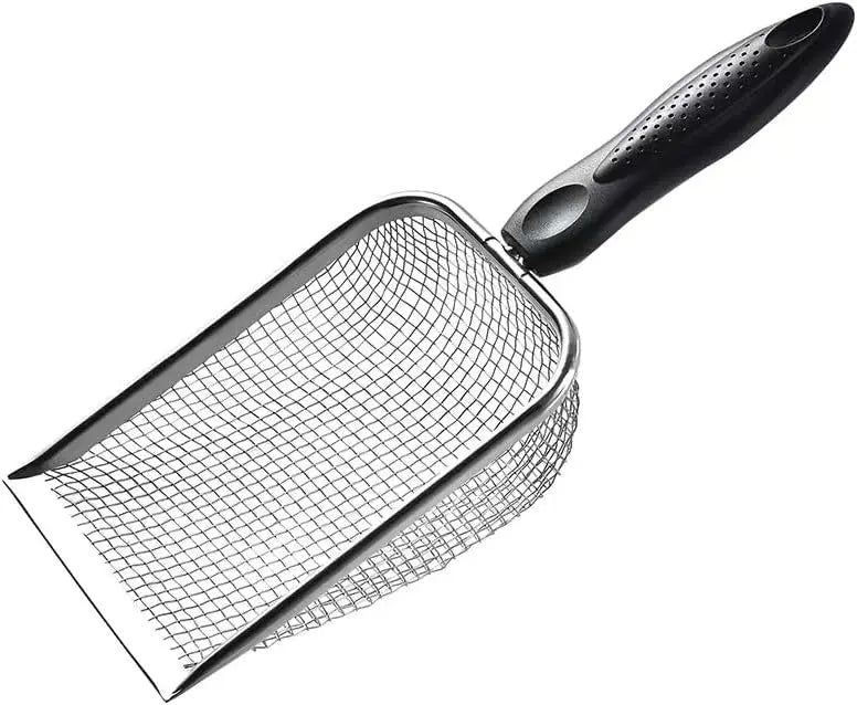 Fine Mesh Filter Deep Litter Scoop with Ergonomic Handle for Cats & Reptiles Wholesale Hub