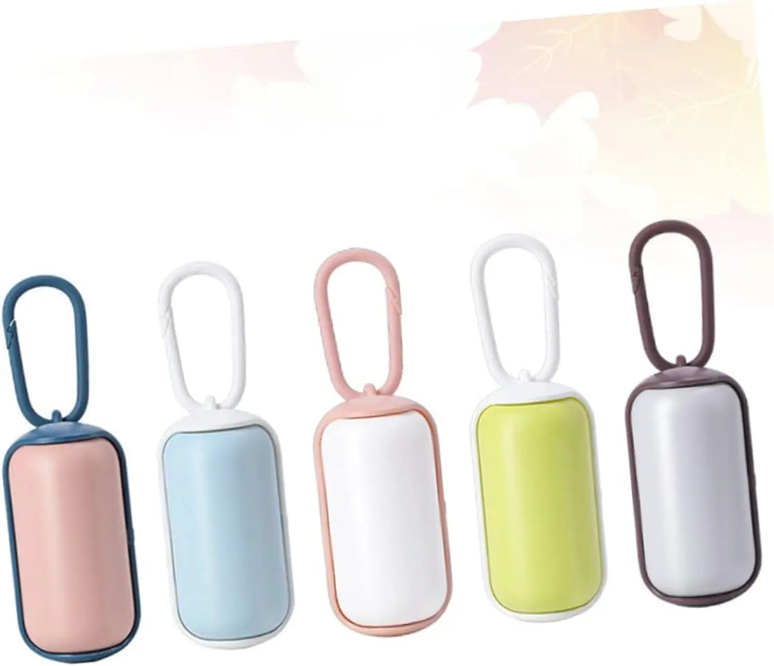 Dog Poop Bag Holder with Leash Hook Dispenser 5 Pack Wholesale Hub