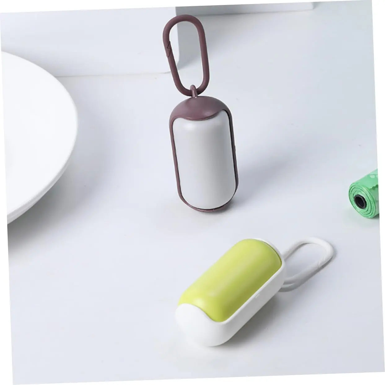Dog Poop Bag Holder with Leash Hook Dispenser 5 Pack Wholesale Hub