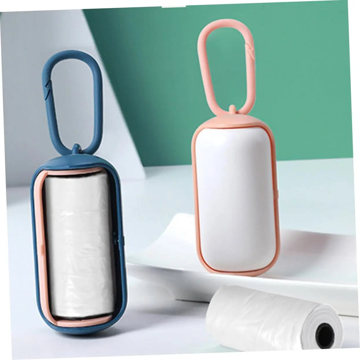 Dog Poop Bag Holder with Leash Hook Dispenser 5 Pack Wholesale Hub