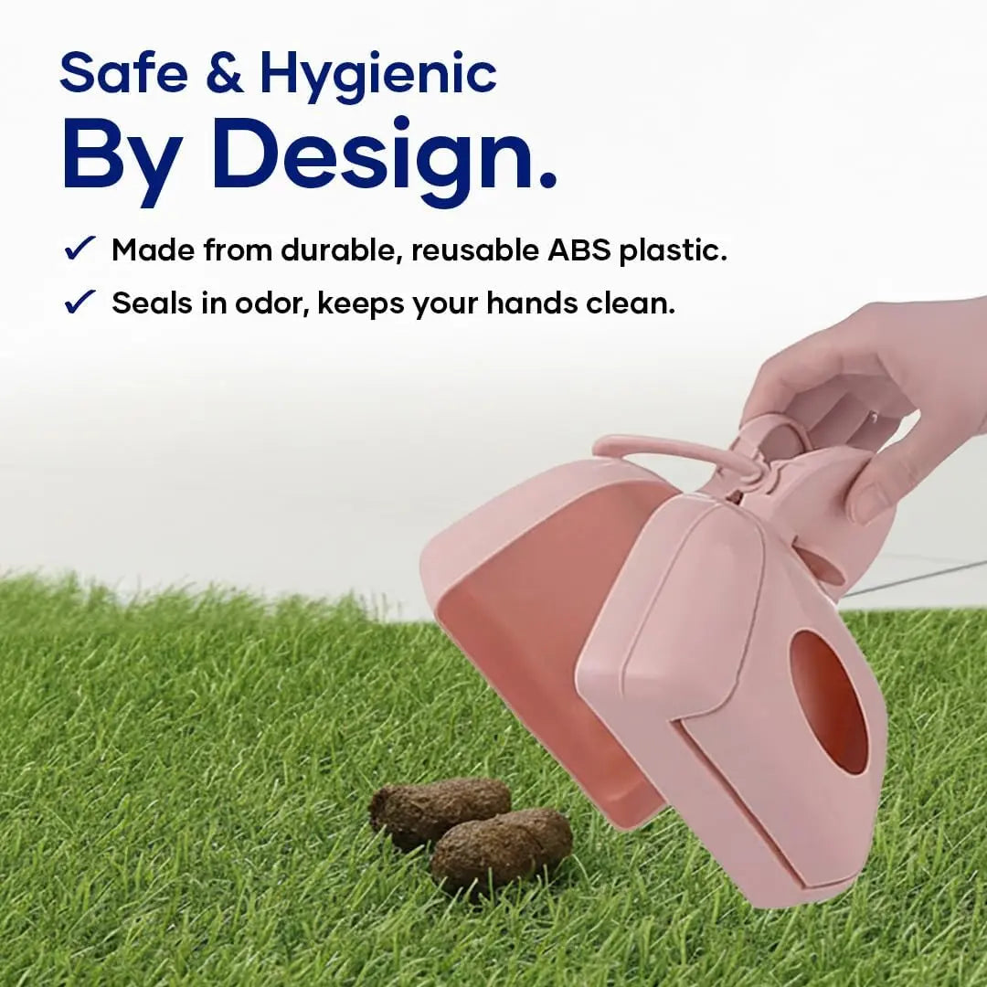 3-in-1 Dog Poop Bag Dispenser Blue Portable Leakproof Easy to Use Pet Waste Cleaning Helper Wholesale Hub