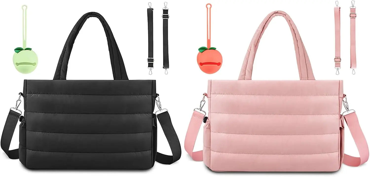Diaper Bag Tote, Baby Diaper Tote Bags Crossbody Hospital Bag Travel Large Mommy Bag, with Silicone Pacifier Case Wholesale Hub