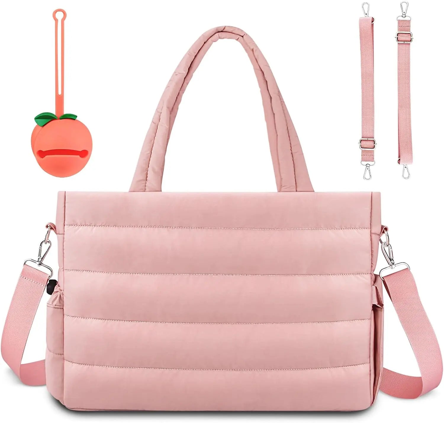 Diaper Bag Tote, Baby Diaper Tote Bags Crossbody Hospital Bag Travel Large Mommy Bag, with Silicone Pacifier Case Wholesale Hub