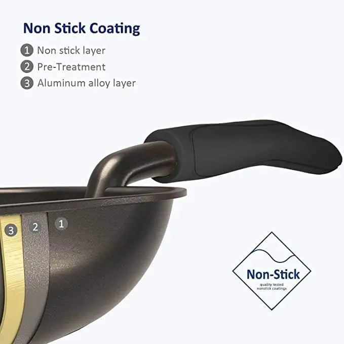 Cat Litter Scoop, Non-Stick Plated Aluminum Alloy Sifter, Kitty Durable Metal Scooper, Deep Shovel, Long Handle, Kitten Pooper Lifter, Size Medium, Coated Black Body with Black Handle Wholesale Hub