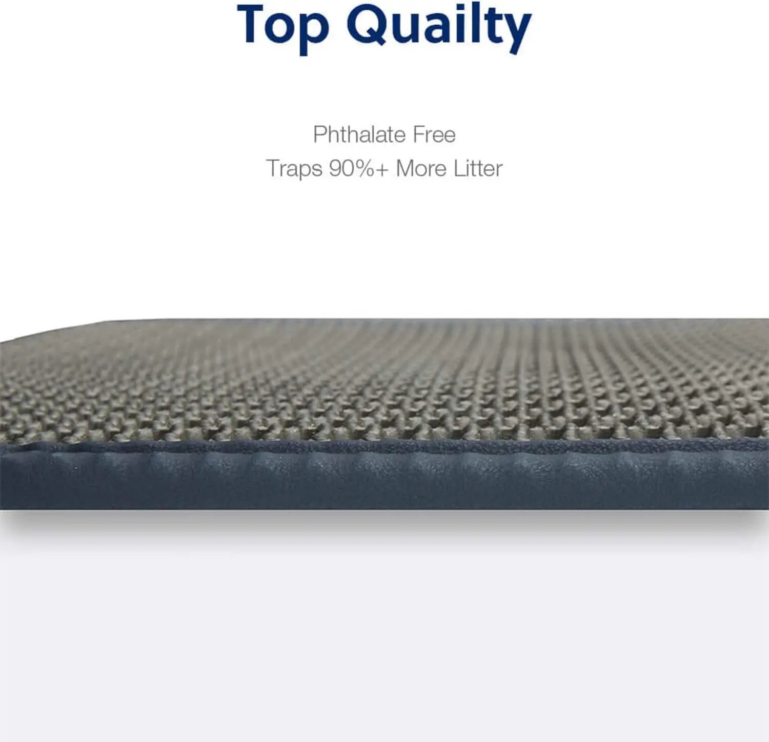 Cat Litter Mat, Kitty Litter Trapping Mat, Honeycomb Double Layer Mats, No Phthalate, Urine Waterproof, Easy Clean, Scatter Control, Catcher Litter Tray Box Rug Carpet Wholesale Hub