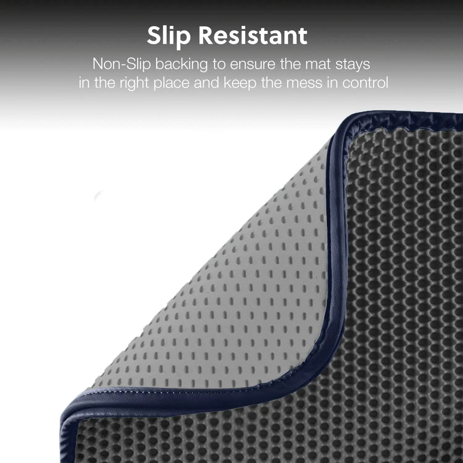 Cat Litter Mat, Kitty Litter Trapping Mat, Honeycomb Double Layer Mats, No Phthalate, Urine Waterproof, Easy Clean, Scatter Control, Catcher Litter Tray Box Rug Carpet Wholesale Hub