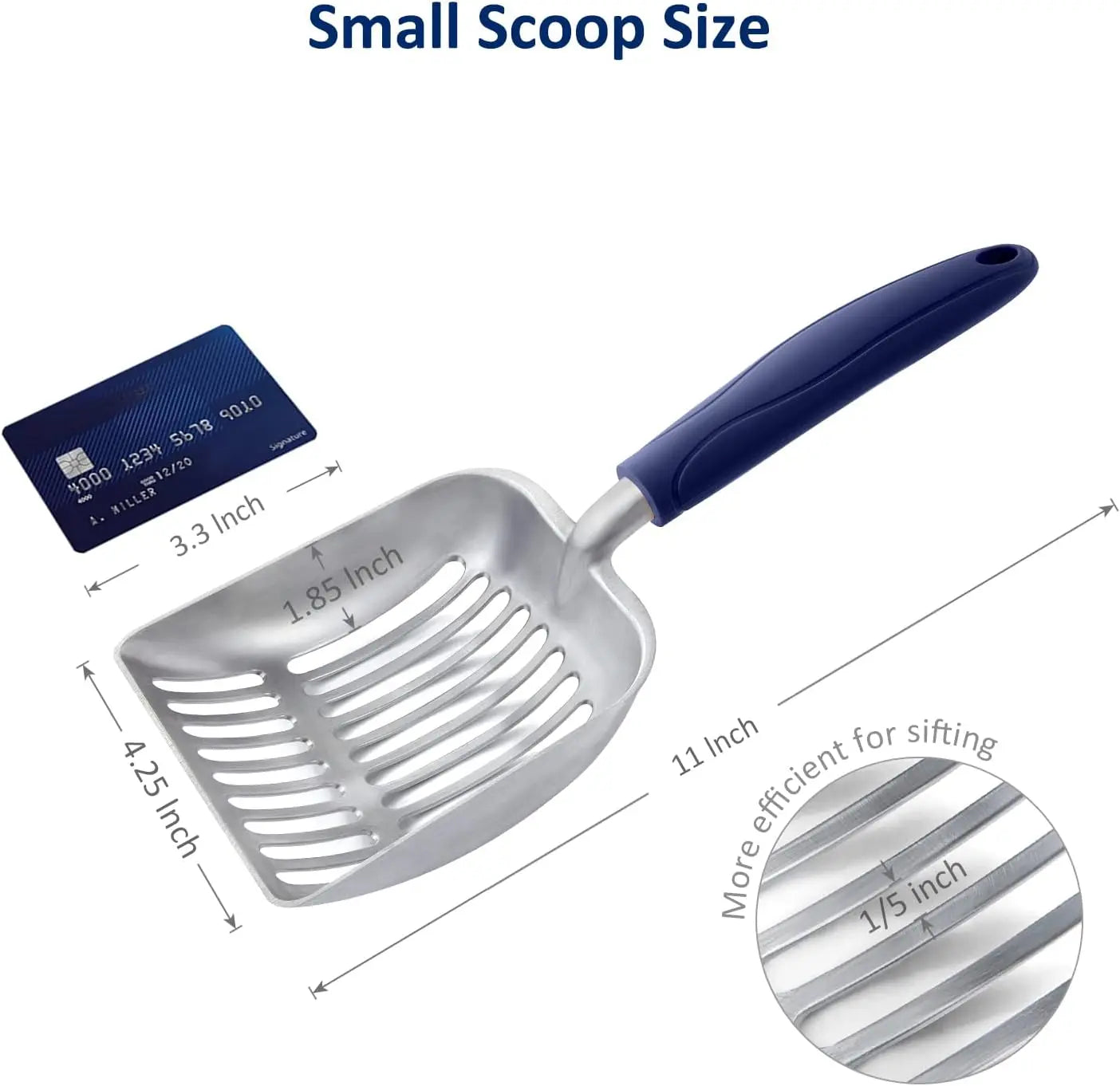 Dual Size Cat Litter Scooper Combo Set for Easy Cleanup Wholesale Hub