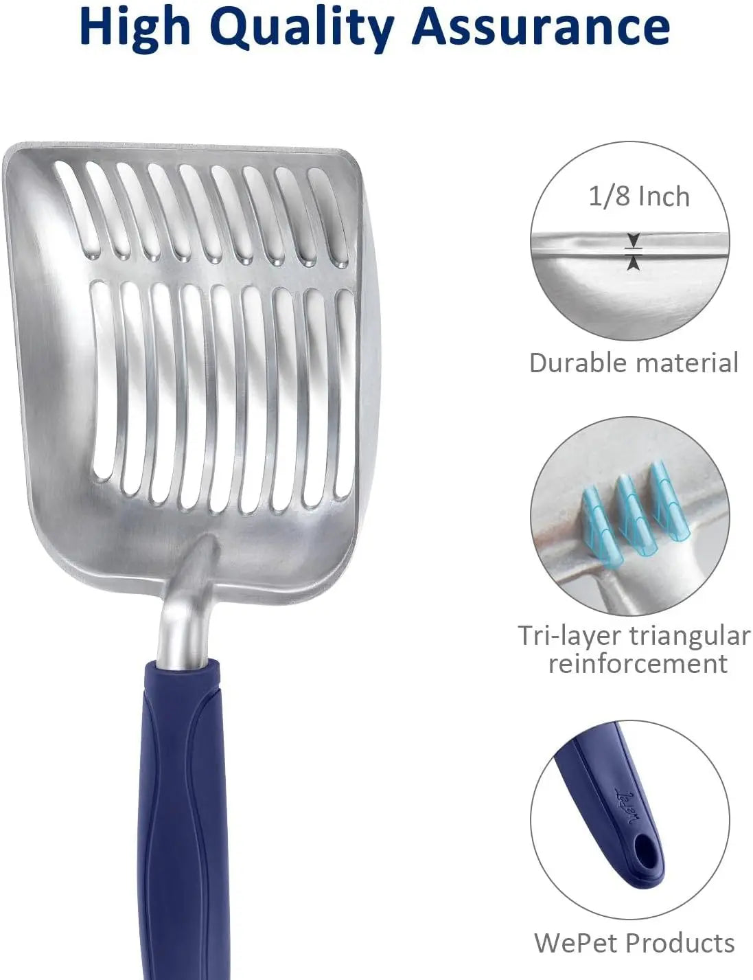 Dual Size Cat Litter Scooper Combo Set for Easy Cleanup Wholesale Hub