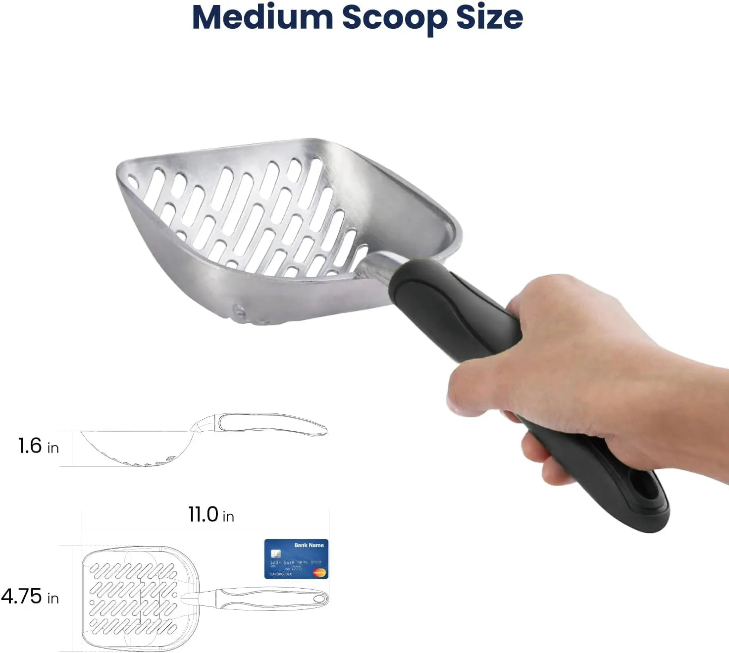Dual Size Cat Litter Scooper Combo Set for Easy Cleanup Wholesale Hub